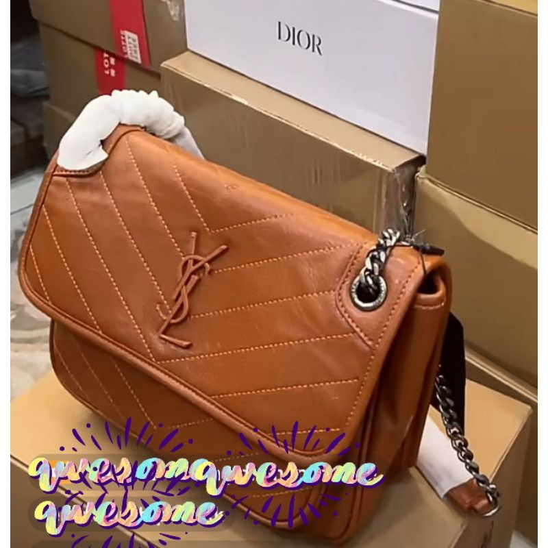 [Ready Stock] Tas niki yeslong Wanita Fashion import Double box Brand by Yeslin Yeslong Yves Laurent