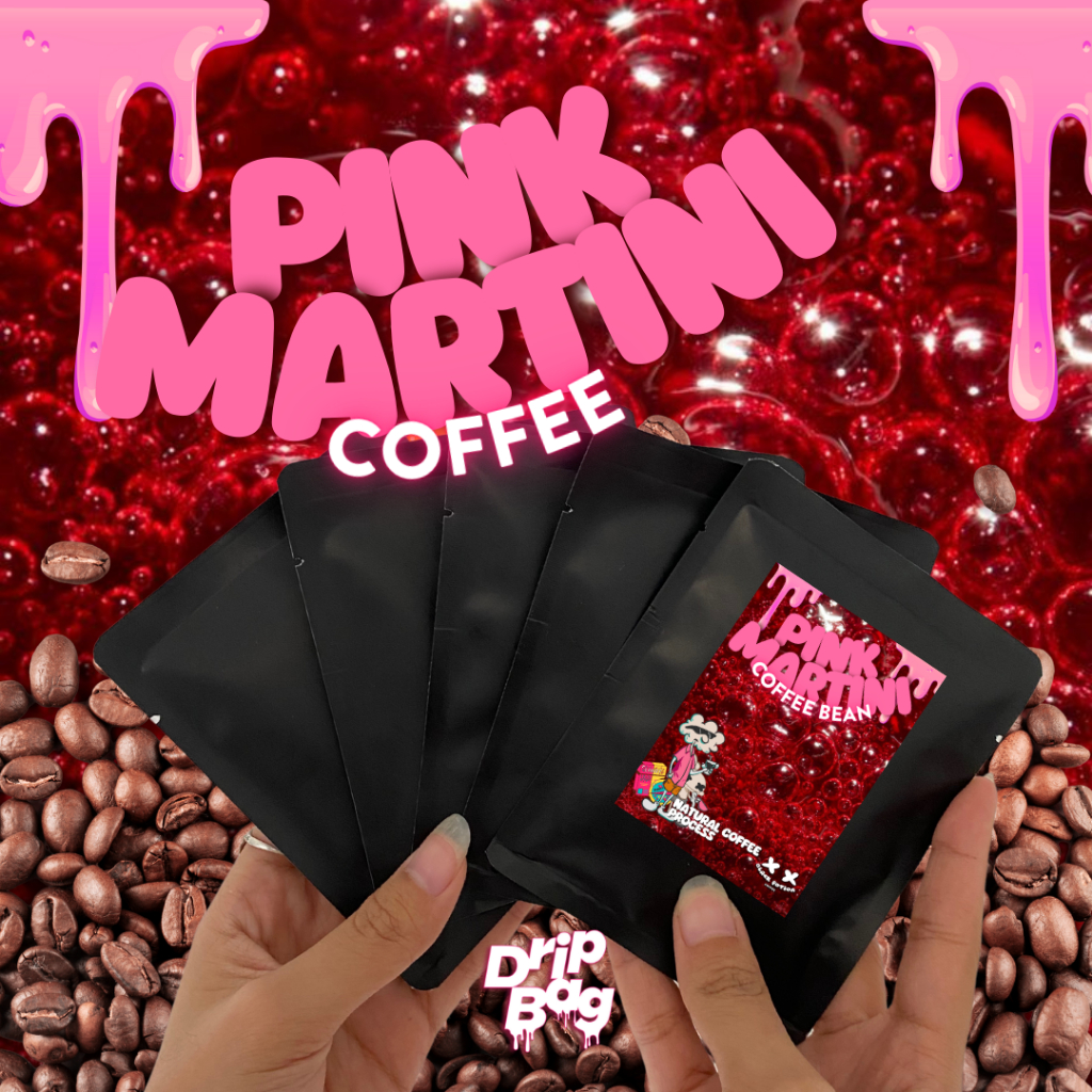 

Pink Martini Coffee 5 Drip Bag / Filter Bag ( kopi instant filter )