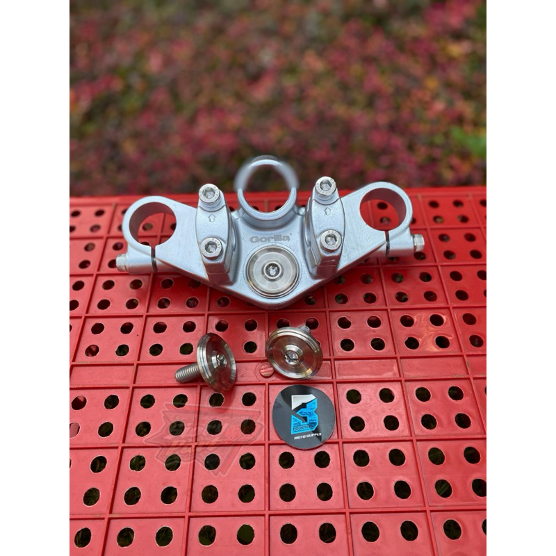 ring manisan baut komstir T segitiga atas stainless stenlis universal Ninja vixion RX king dll baut 