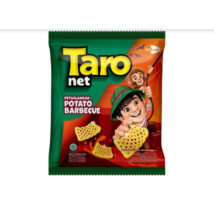 

Taro Net Snack Potato BBQ Barbeque / Taro BBQ 62g