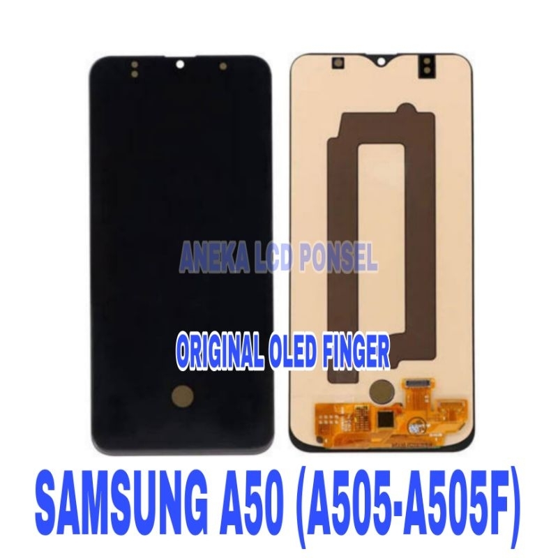 LCD+TOUCHSCREEN SAMSUNG A50 (A505-A505F) OLED ORIGINAL FINGER FULLSET