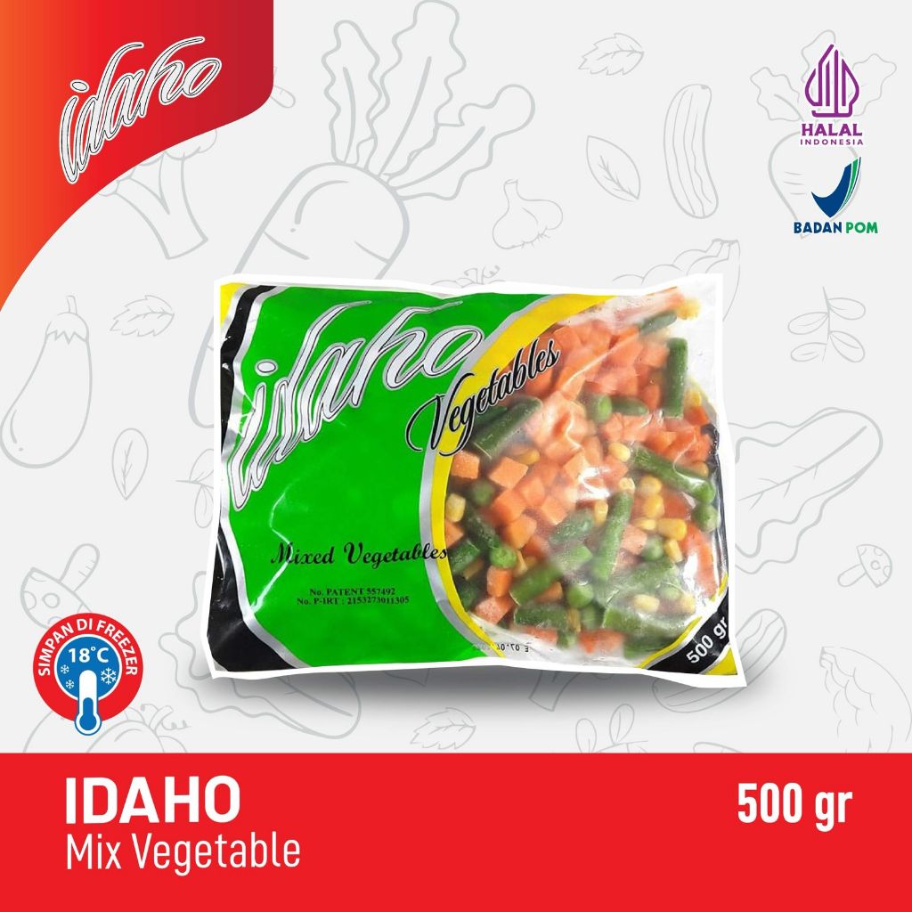 

IDAHO Mix Vegetable 500 Gram