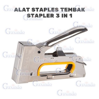 

ALAT STAPLES TEMBAK STAPLER 3 IN 1 1/4/6/8 mm S8400 ALAT TEMBAK STAPLES HEKTER