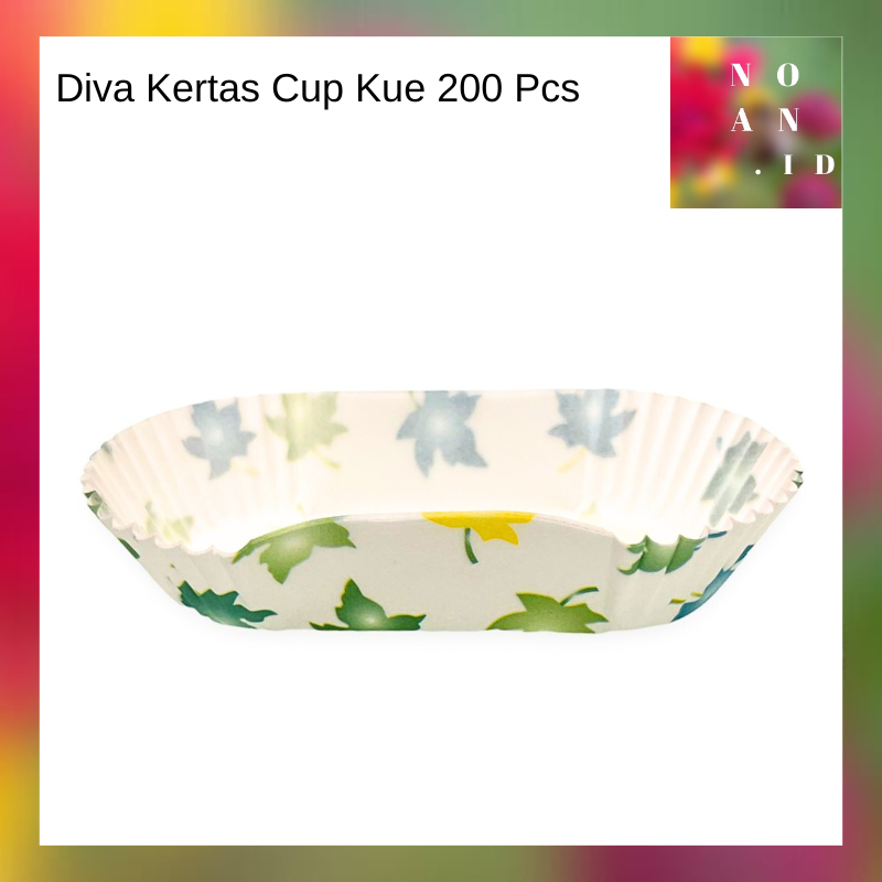 Diva Kertas Cup Kue 200PCS /Cup Papper Cake Cases Oval