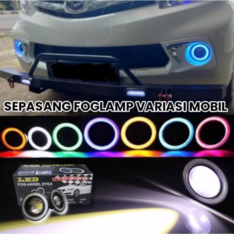 Lampu Foglamp Lampu Kabut Mobil Avanza, Xenia, Sigra, Ayla, Calya, Inova, Livina, Pajero, Fortuner U