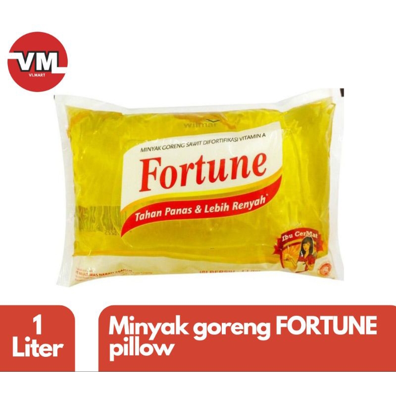 

MINYAK GORENG FORTUNE PILLOW 1 LITER