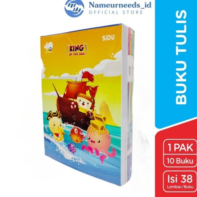 

Terkini Buku Tulis SiDU 38 Lembar 1 Pack isi 1 Buku G7