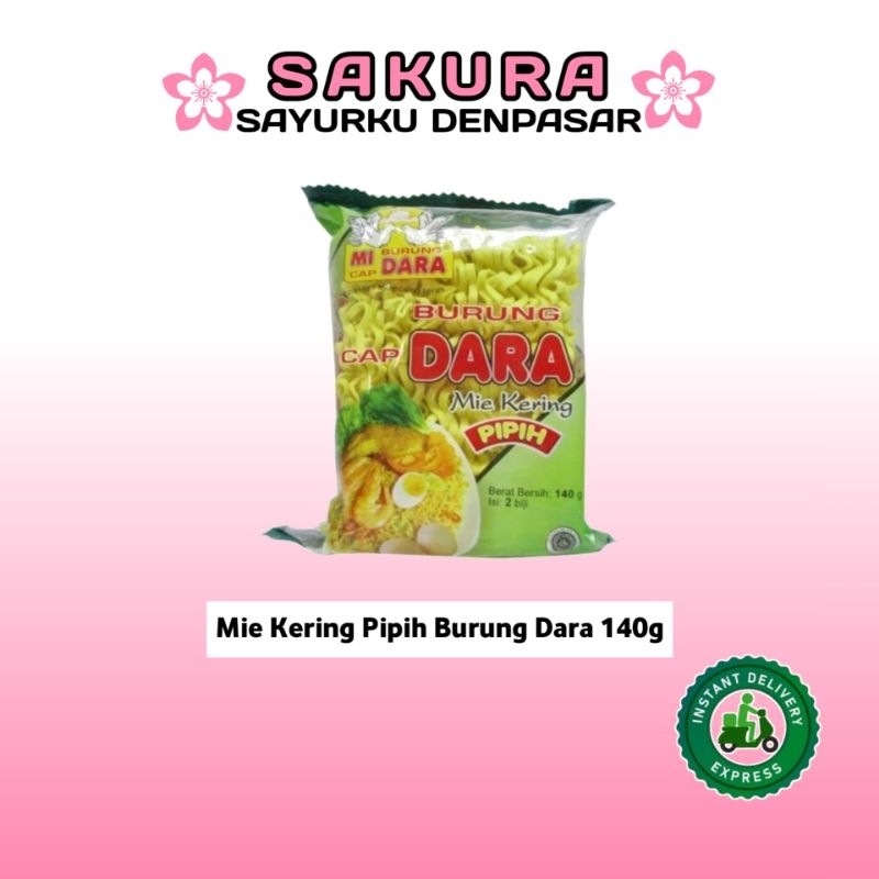 

Mie Kering Pipih Burung Dara 140g - SAKURA