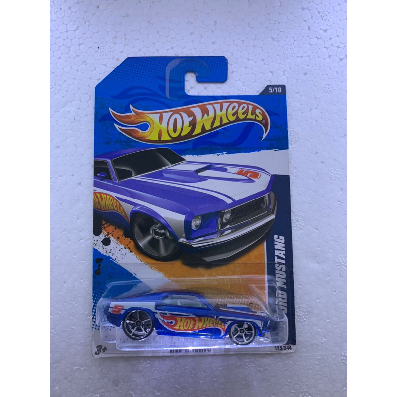 Hot wheels blue card