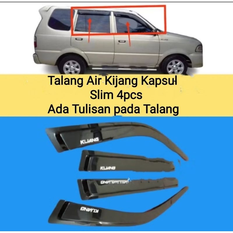 Talang Air Mobil Kijang Kapsul / Talang air Premium Kijang LGX Krista LSX