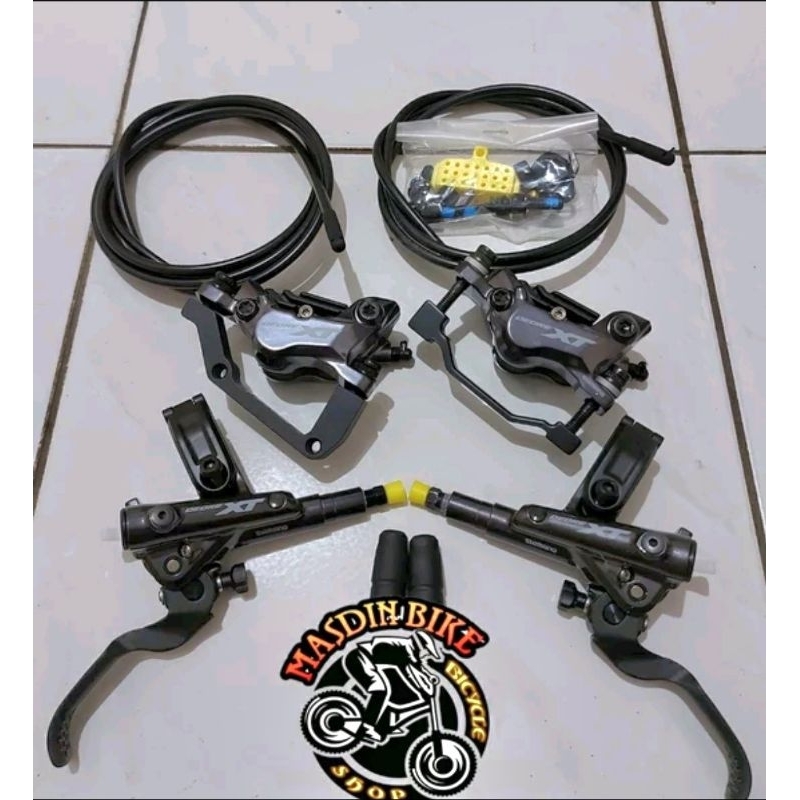 New Brake set Shimano XT M8100 M8120 4 piston Rem XT
