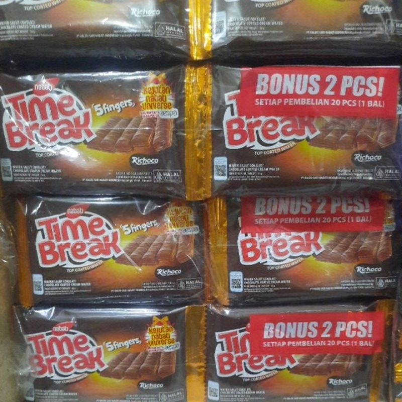 

TIME BREAK 1000 | TOP COATED WAFER ( 1 PACK ISI 20 PCS)