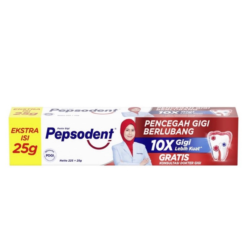 Pepsodent Pasta Gigi 225 + 25g