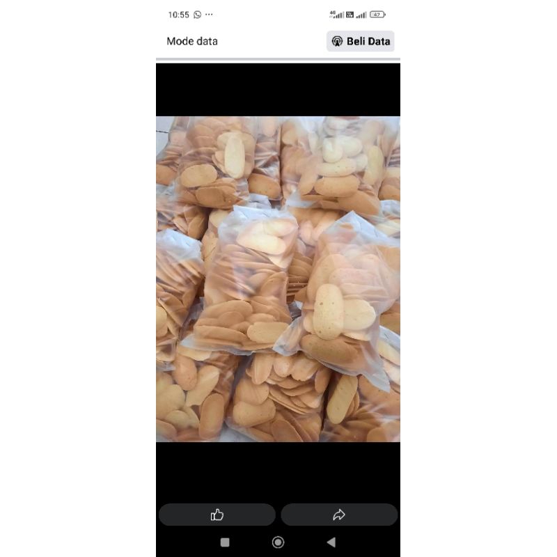 lidah kucing -+500 gram