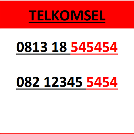 nomor cantik telkomsel simpati seri abab 5454 murah lengkap wn84 3000