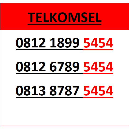 nomor cantik telkomsel simpati seri abab 5454 murah lengkap wn84 800
