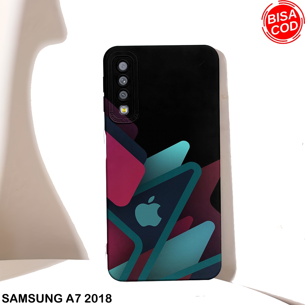 Case Samsung A7-2018 - Casing Samsung A7 2018 - Case Hp - Casing Hp Softcase - Samsung A7 2018 - Sil