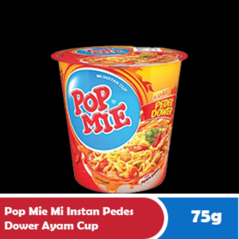 

POP MIE MI INSTAN PEDES DOWER AYAM CUP 75g 1PCS