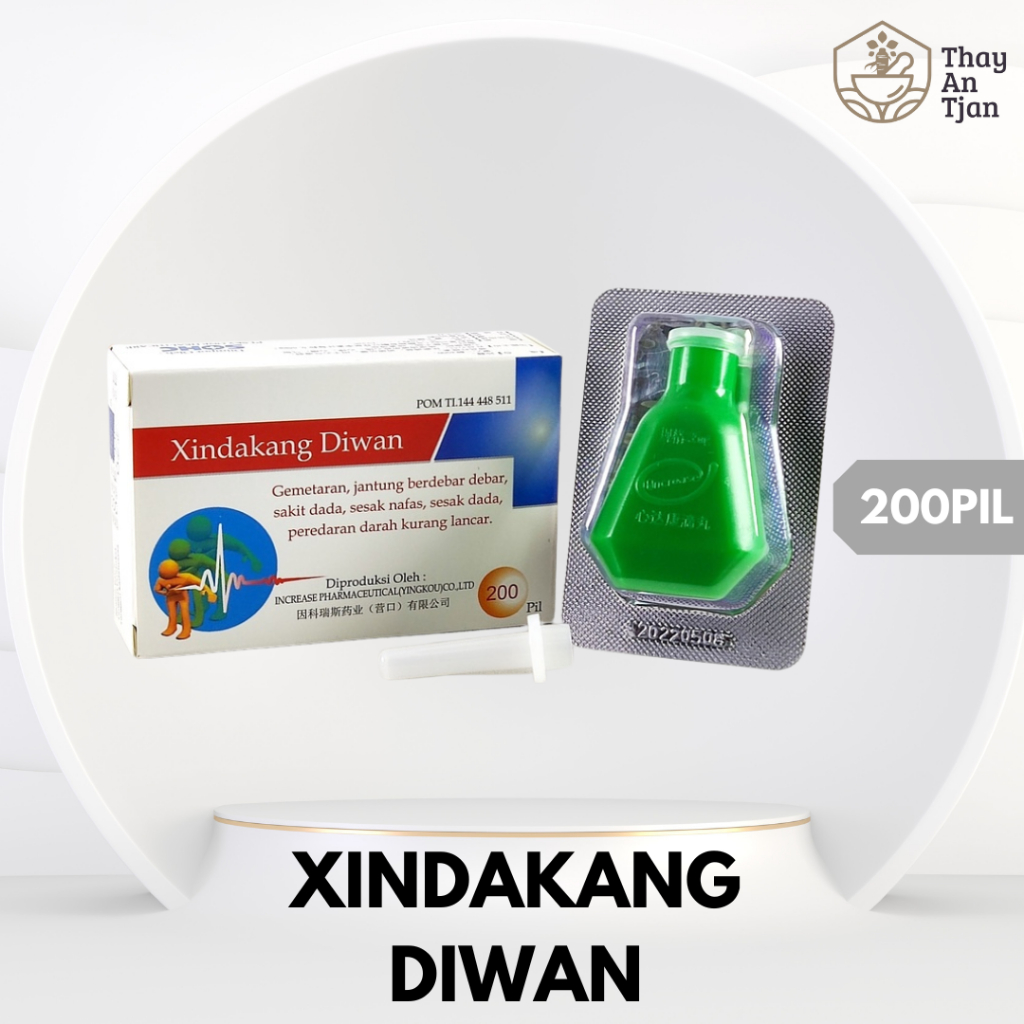 XINDAKANG DIWAN | OBAT JANTUNG KORONER | JANTUNG BERDEBAR | NYERI DADA