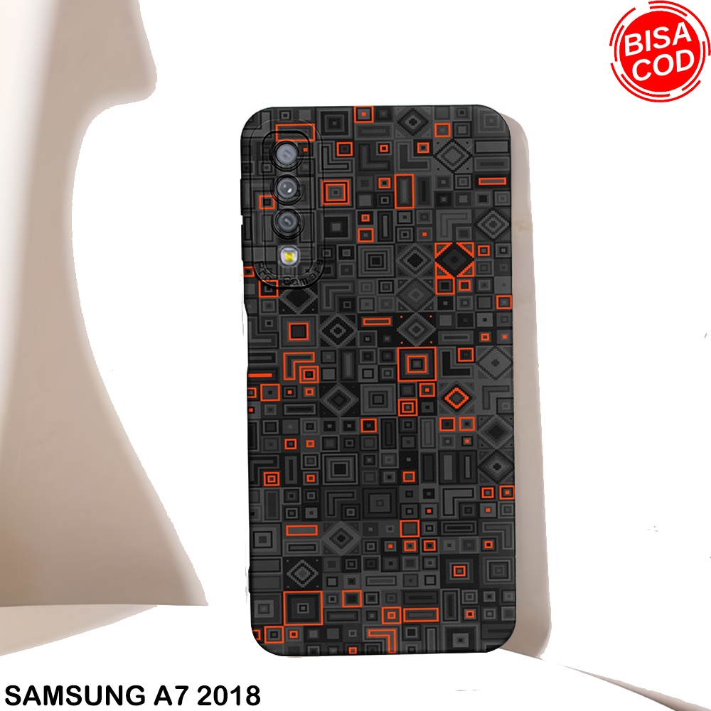 Case Samsung A7-2018 - Casing Samsung A7 2018 - Case Hp - Casing Hp Softcase - Samsung A7 2018 - Sil