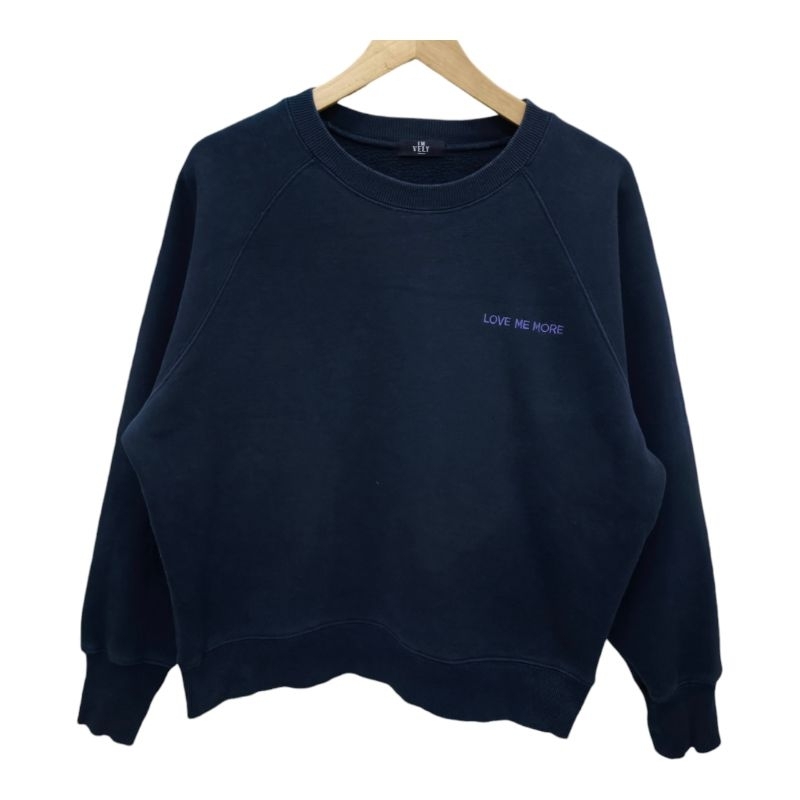 IM vely Crewneck women's  navy free size