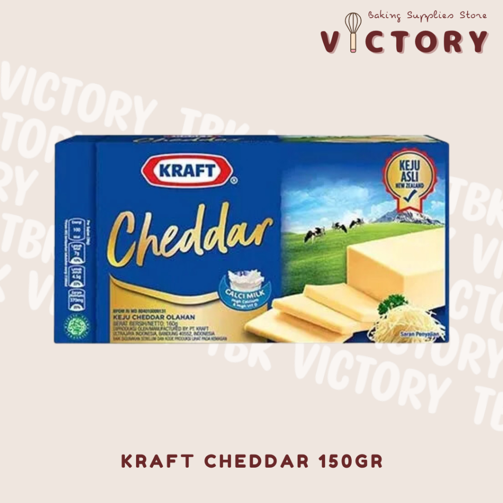 

KRAFT Cheddar 150gr - Keju Blok