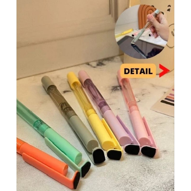 

Pena Botol Spray 4in1 Stabilo 3in1 Highlighter Pulpen Gel Multifungsi stylus Handphone Tripod Botol Spray Sanitizer Import
