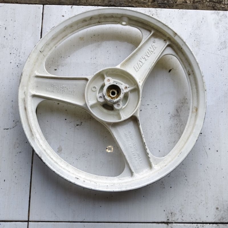 velg Daytona JAPAN depan suzuki ring 17 pelek peleg velk satria r hiu tornado gs shogun smash sr fro