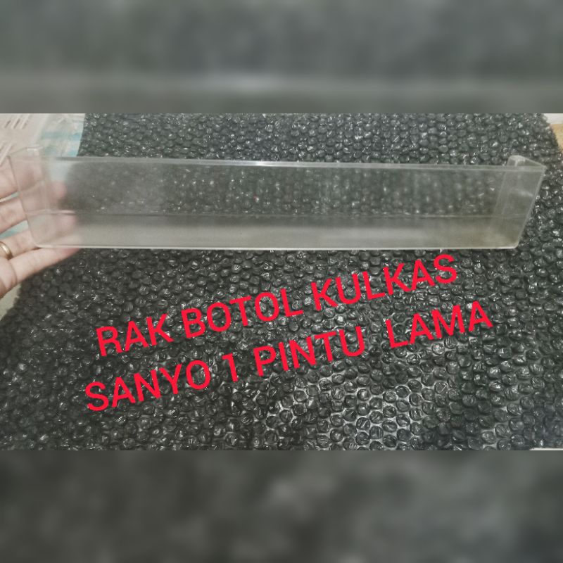 RAK BOTOL SEDANG KULKAS SANYO. 1PINTU MODEL SR-F15