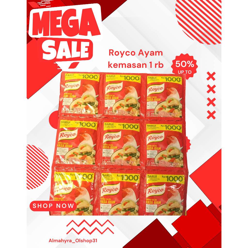 

Royco BUMBU KALDU Penyedap Makanan Penyedap Rasa AYAM DAN SAPI 18 gr