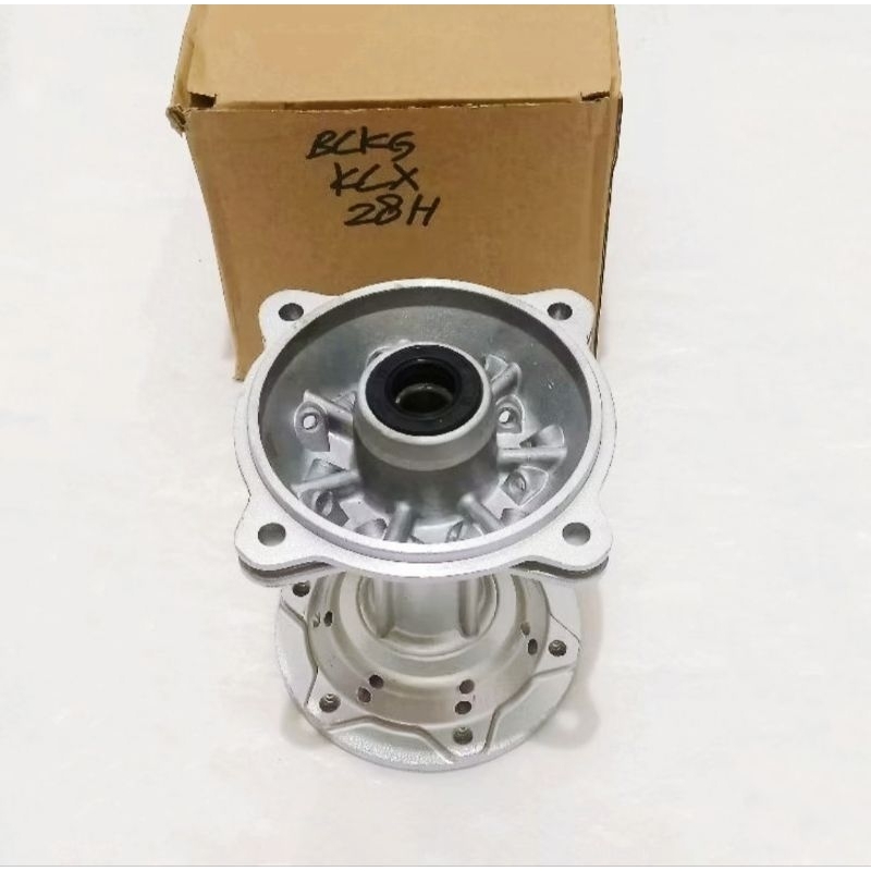 Tromol Belakang Silver Plus Laher Seal KAWASAKI KLX 150 SL BF D TRACKER 28 LOBANG HOLE