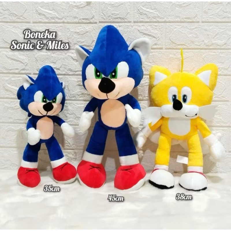 boneka sonic boneka sonic miles
