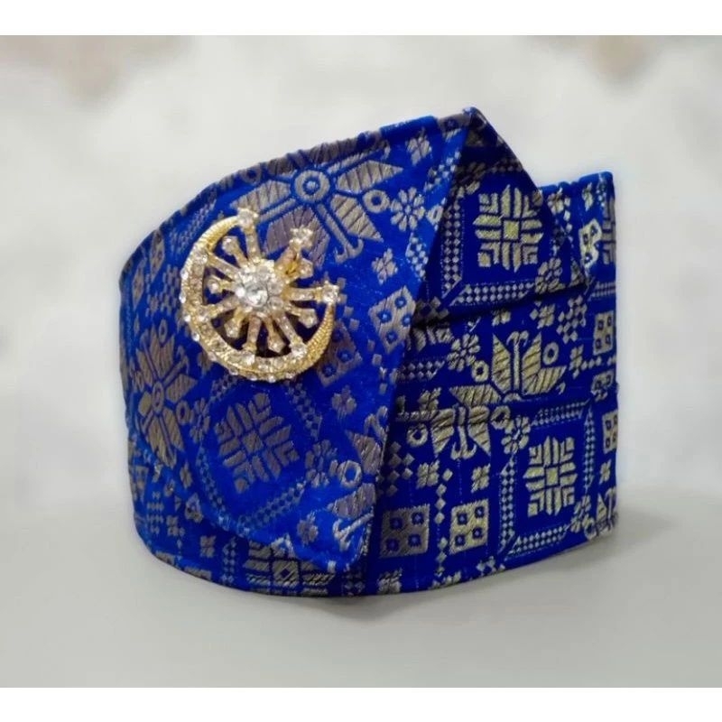 (DEWASA) TANJAK MELAYU MODEL TUAH LAKSAMANA BAHAN FULL SONGKET (TIDAK TERMASUK BROS)  tanjak Melayu