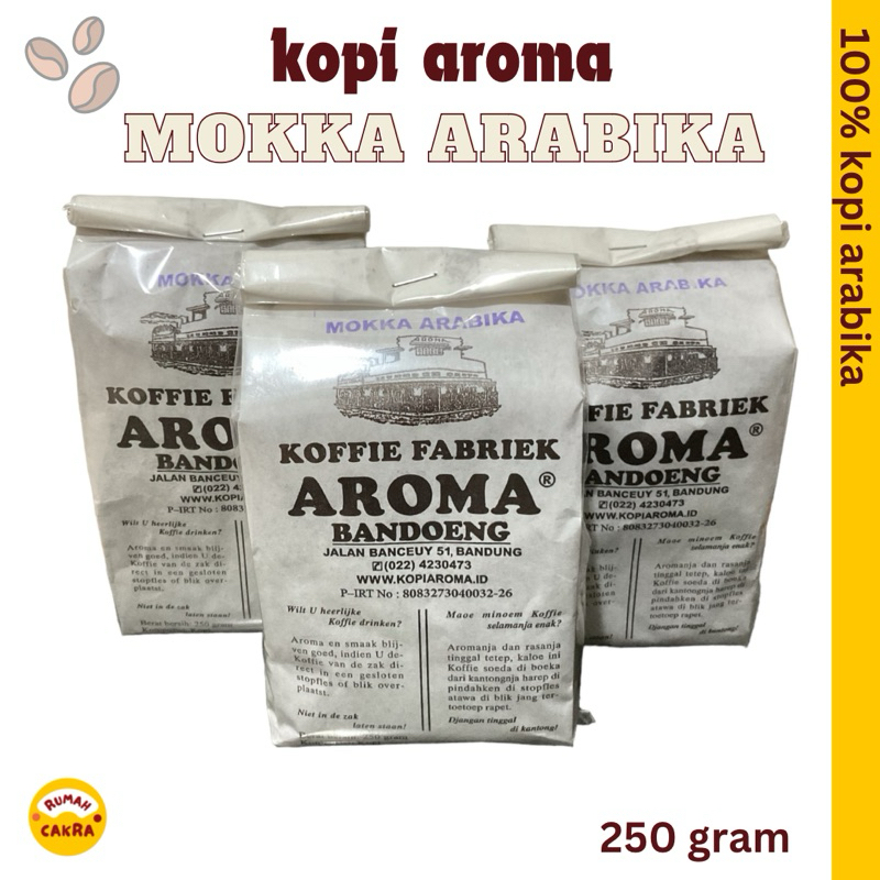 

Kopi Aroma Mokka Arabika 250 Gram