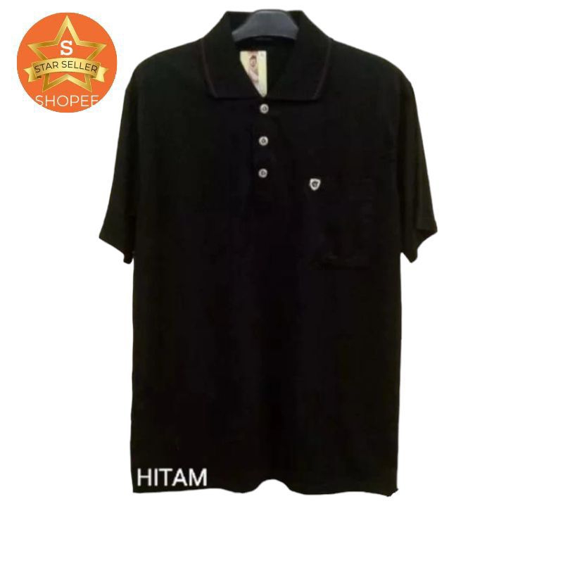 baju pria/kaos kerah/baju kaos kerah pria wangky katun tc kantong depan