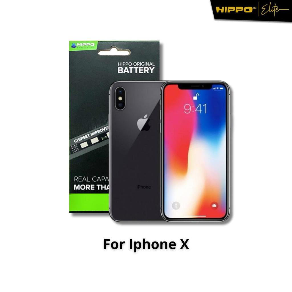 Hippo Baterai iPhone X 2716mAh Original Cell Battery Batu Batrai Batere Batre