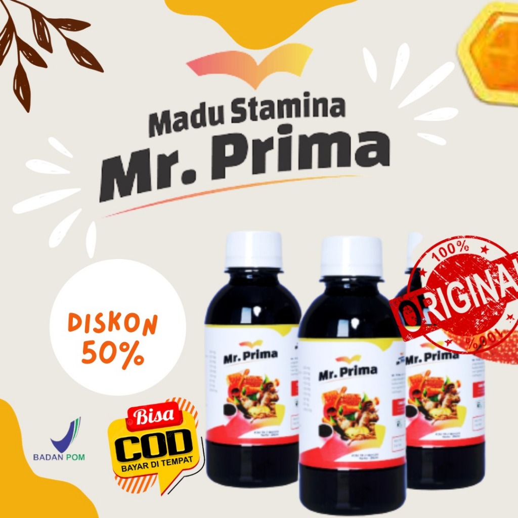 

PROMO TERLARIS MADU MR PRIMA BIKIN BESAR, KUAT TAHAN LAMA
