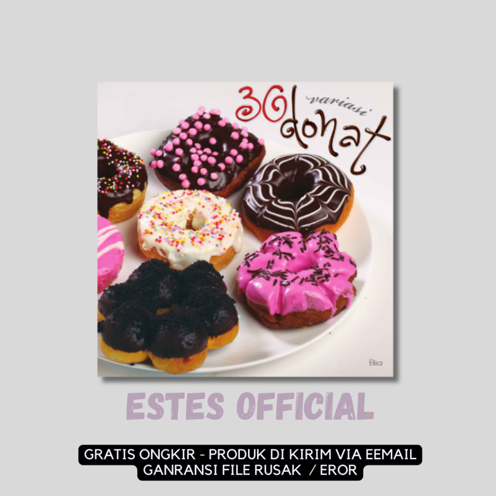 

[ ID4718 ] 30 Variasi Donat
