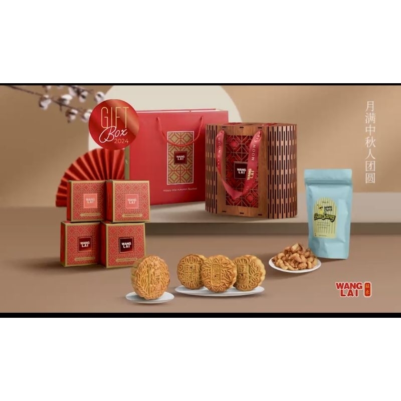 

gift box kue bulan mooncake merek wanglai harga termurah