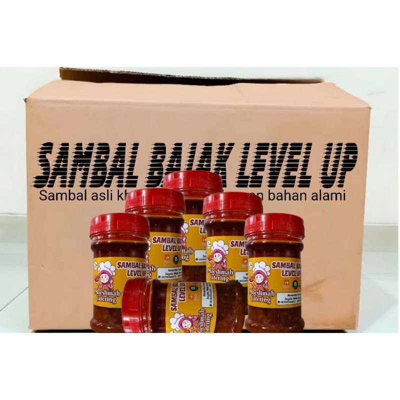 

Sambal Bajak Level Up Home Made. 1 Karton ( 10 Botol )