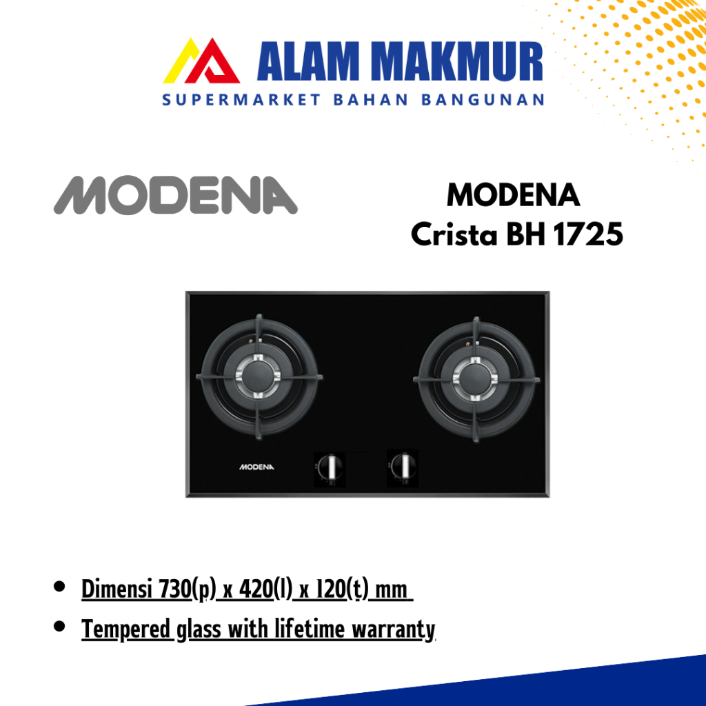 MODENA Kompor Tanam Crista BH 1725