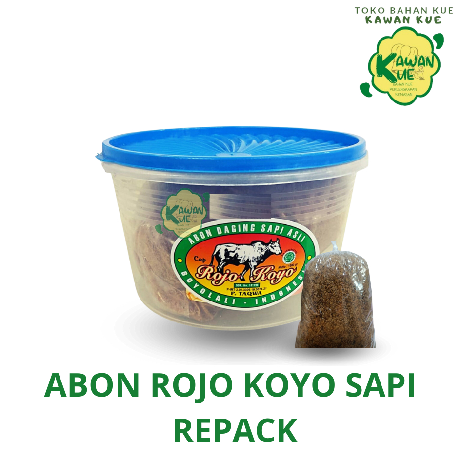 

ABON SAPI CAP ROJO KOYO / KUALITAS ASLI DAGING SAPI / TOPPING ROTI / TAMBAHAN LAUK