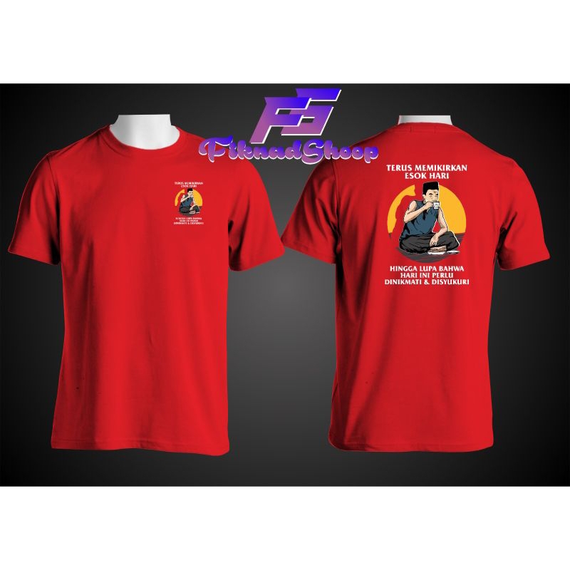 kaos di nikmati & di syukuri cewek cowok