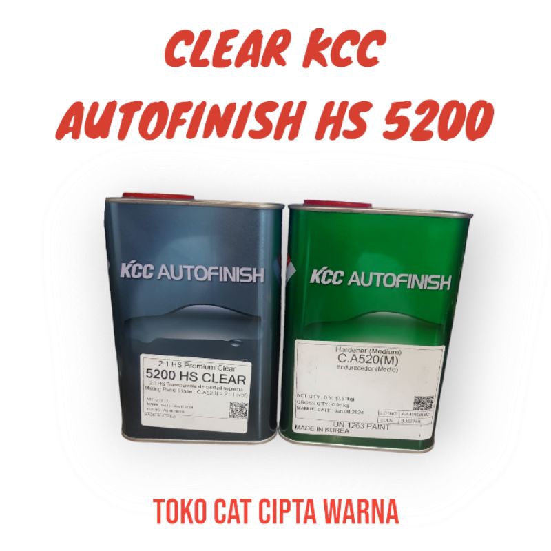 CLEAR KCC AUTOFINISH HS 5200 (1,5 LITER)