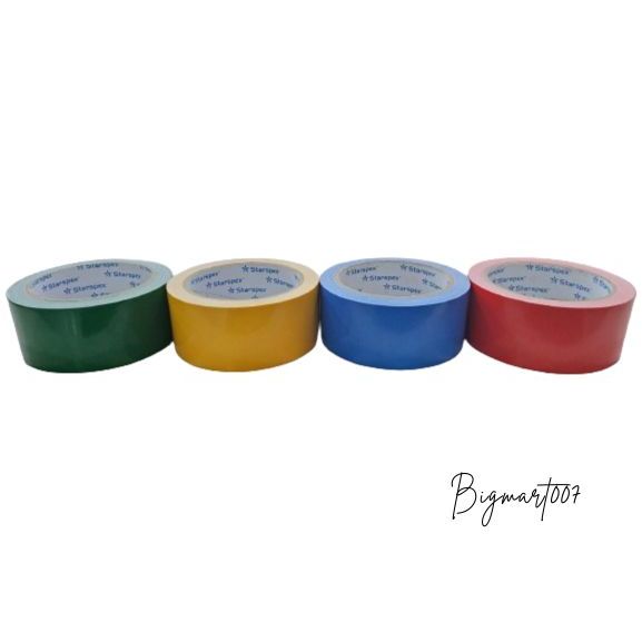 

LAKBAN KAIN WARNA / CLOTH TAPE STARSPEX 44 MM (2 INCH) x 12 METER (PCS)