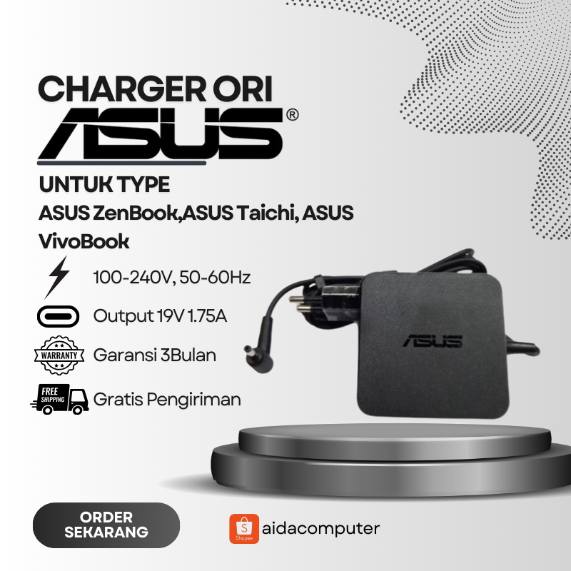 Adaptor Charger Casan Laptop Asus Zenbook VivoBook X441 Series X441S X441N X441U