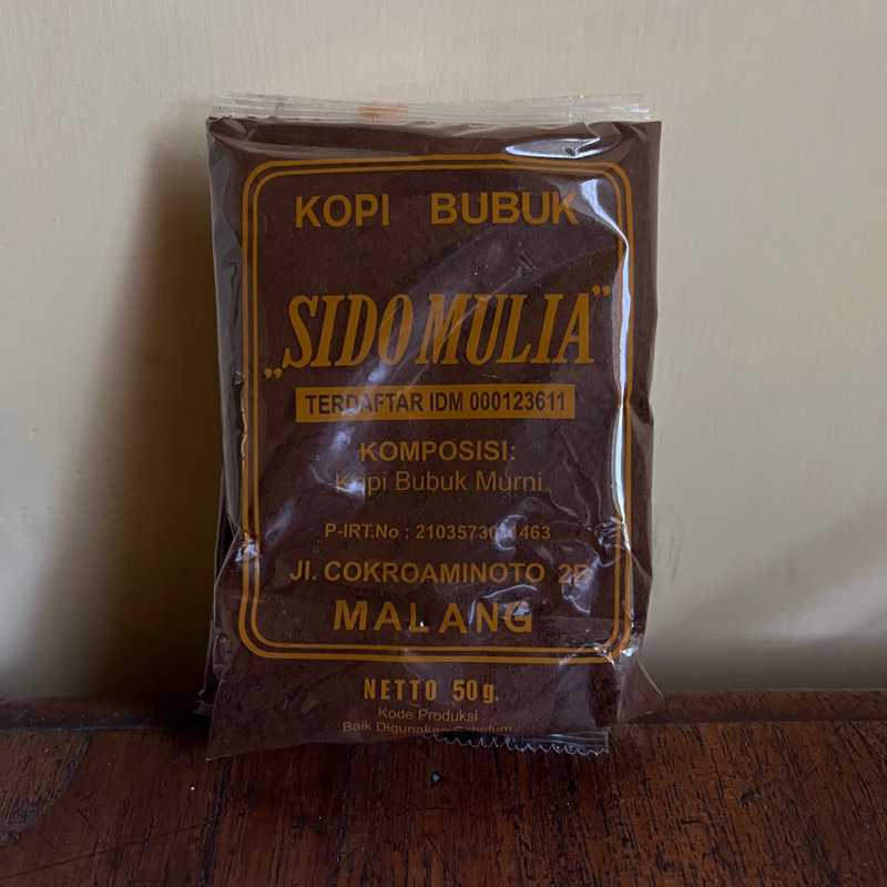 

Kopi Bubuk Sido Mulia 50 gram / 250 gram