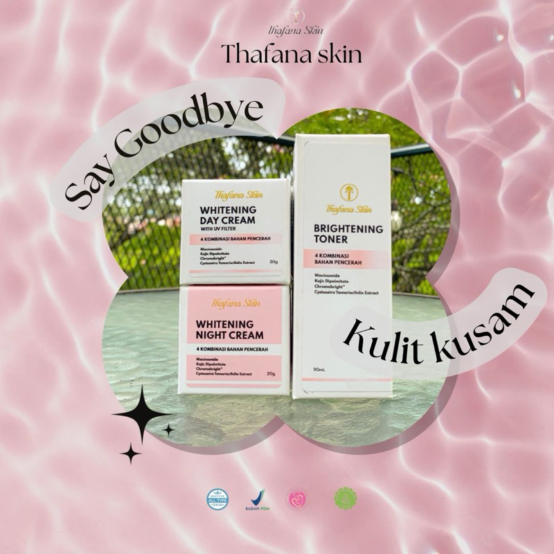 Thafanaskin Paket skincare premium Glow up [BPOM]