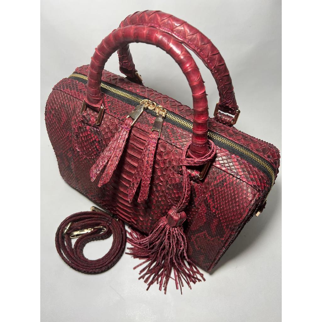 TAS SPEEDY KULIT ULAR| TAS WANITA SPEEDY KULIT ULAR ASLI