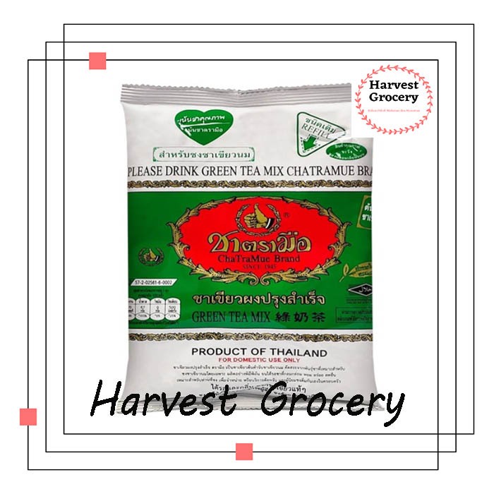 

ChaTraMue Brand Greem Tea Mix / Teh Hijau Instant 400 Gram